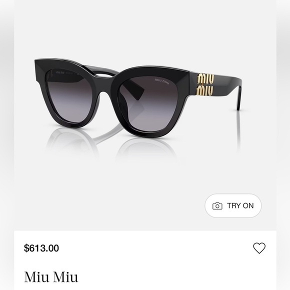 Miu Miu Sunglasses from Sunglass Hut (Portugal, September 2024) + receipt - Picture 1 of 7